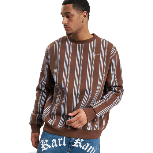 Karl Kani Ανδρικό φούτερ Small Signature Striped Crew